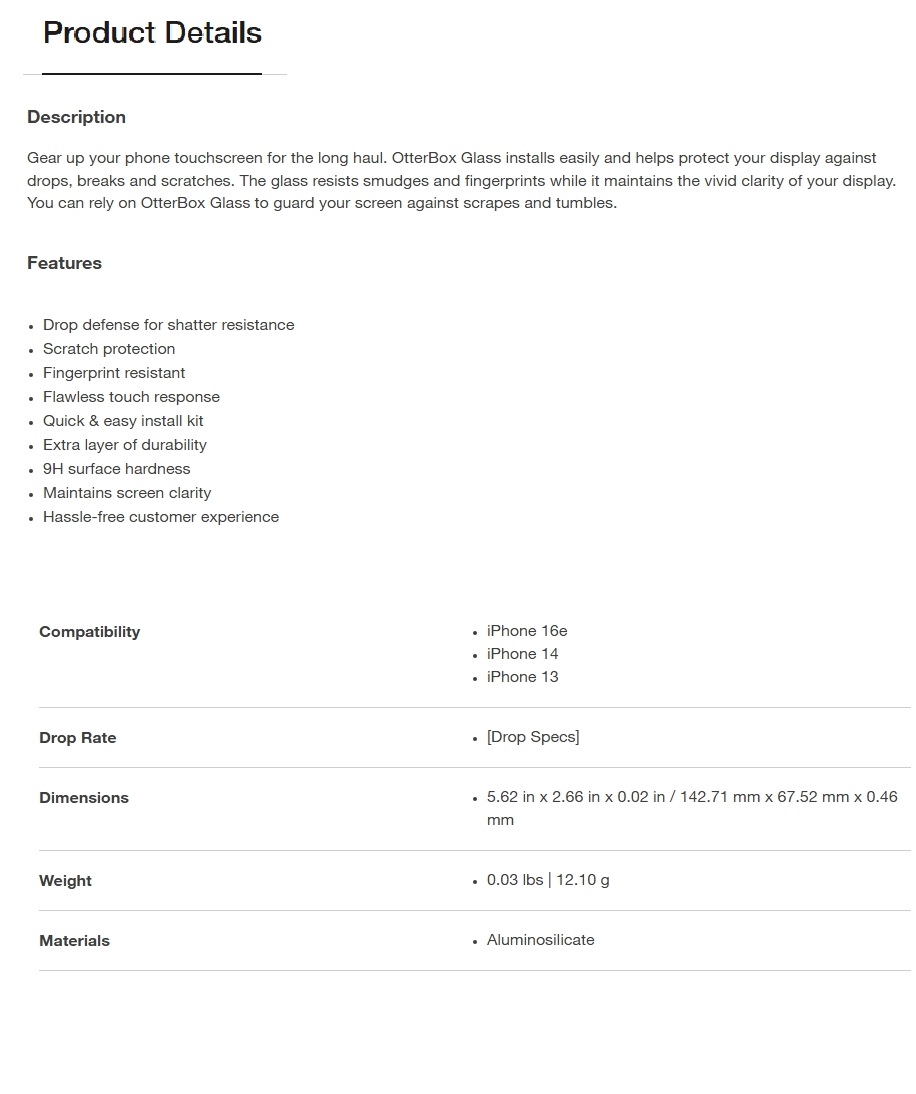 Product Screenshot