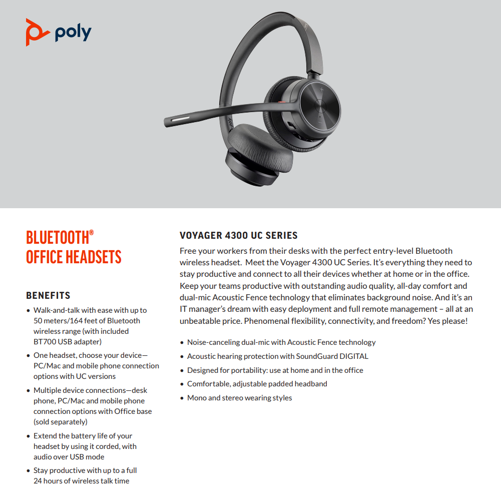 plantronics voyager 4320 uc manual