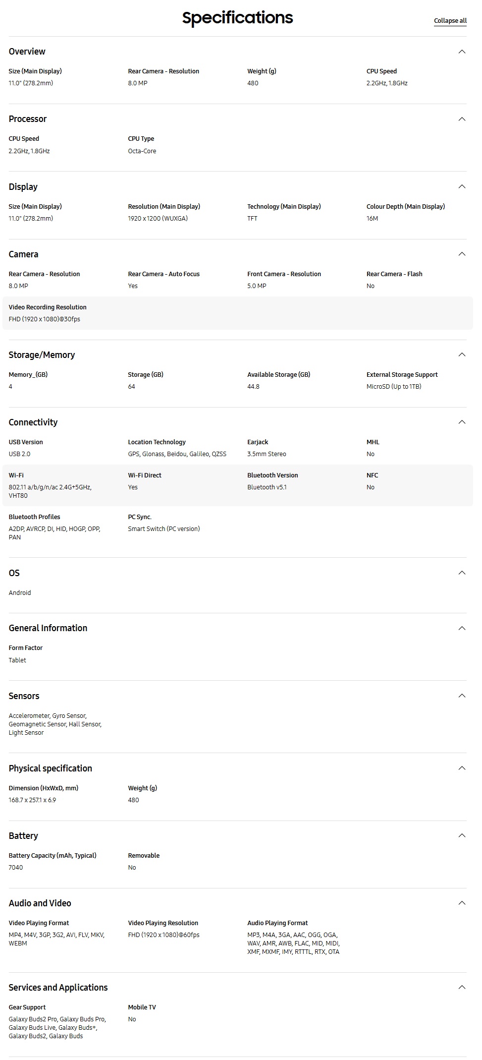Product Screenshot