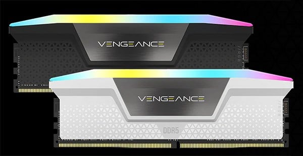Corsair Vengeance RGB 32GB (2x 16GB) DDR5 6200MHz C36 Memory - Black - Desktop Overview 6